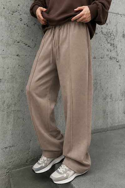 Pleated Relaxed Beige - Trouser