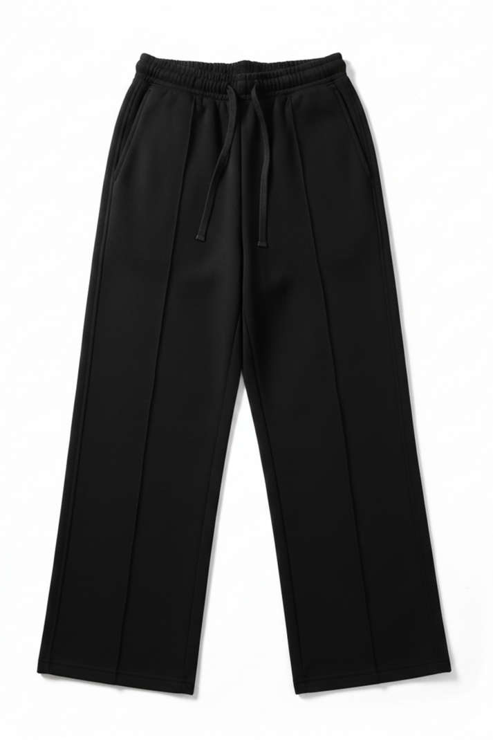 Pleated Relaxed Black - Trouser