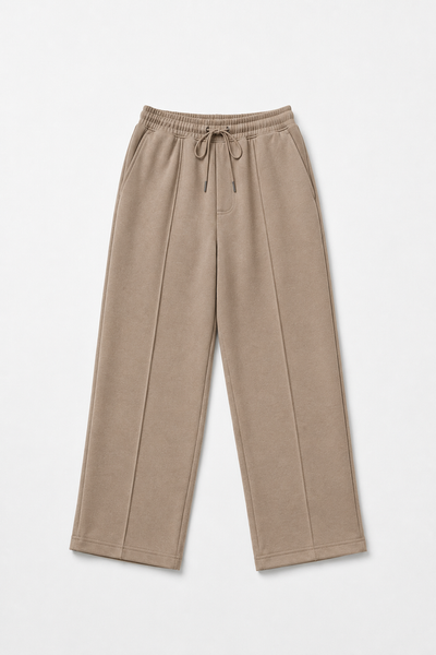 Pleated Relaxed Beige - Trouser