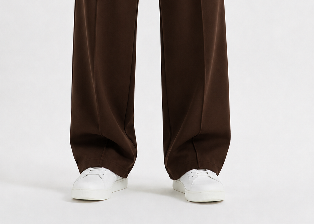 Pleated Relaxed Baggy Trousers