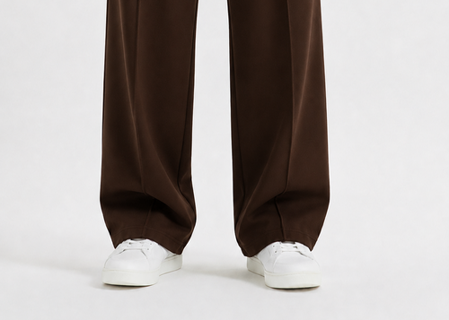 Pleated Relaxed Baggy Trousers