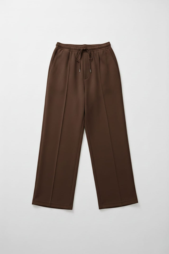 Pleated Relaxed Brown - Trouser