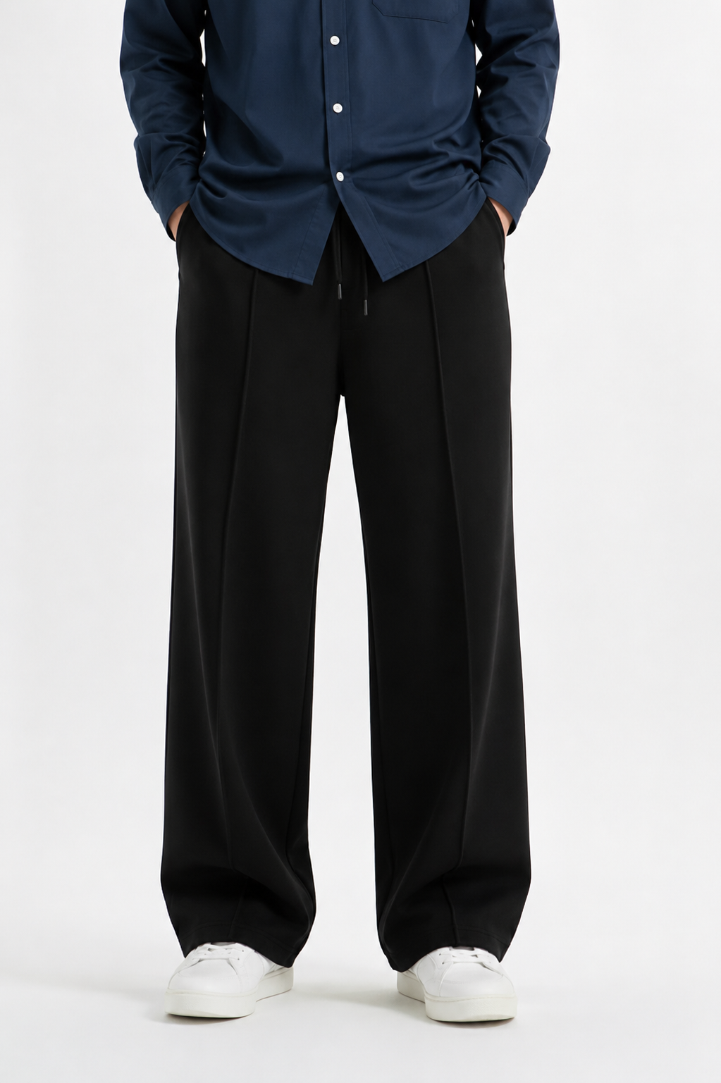 Pleated Relaxed Baggy Trousers