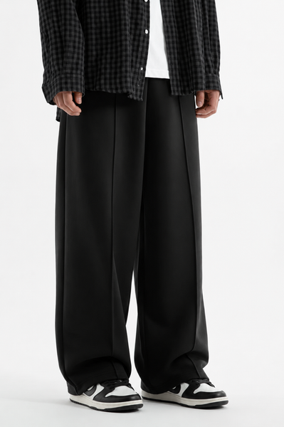 Pleated Relaxed Black - Trouser